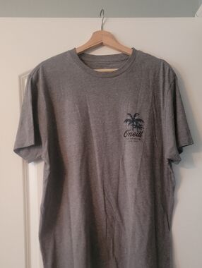 O'Neill Men's Short Sleeve Crew Neck T-Shirt - Gray